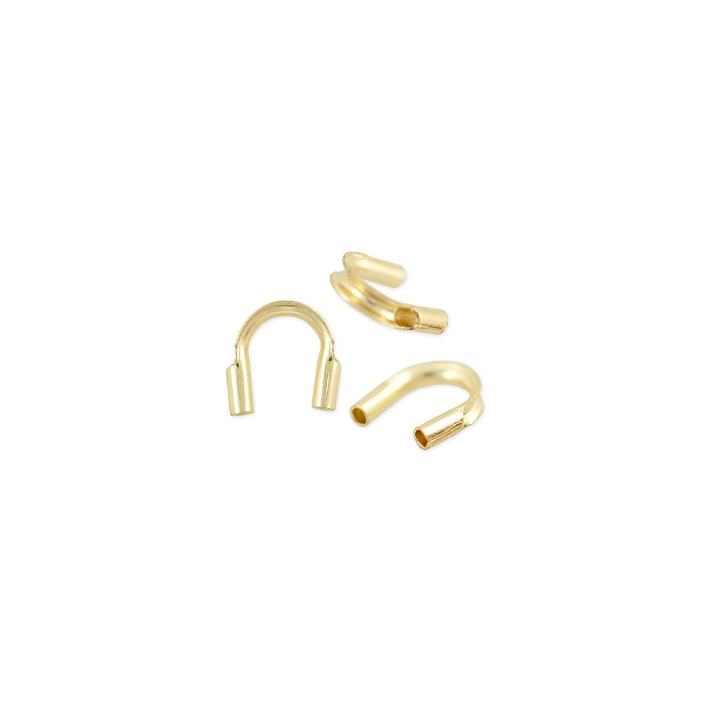 JewelrySupply Gold Filled Wire Protector Guard .021&#x22; Hole (Package of 10)