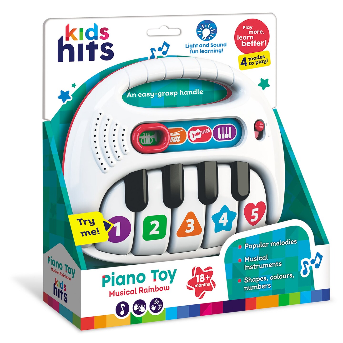 Kids Hits Educational Toddler Piano Toy Musical Rainbow