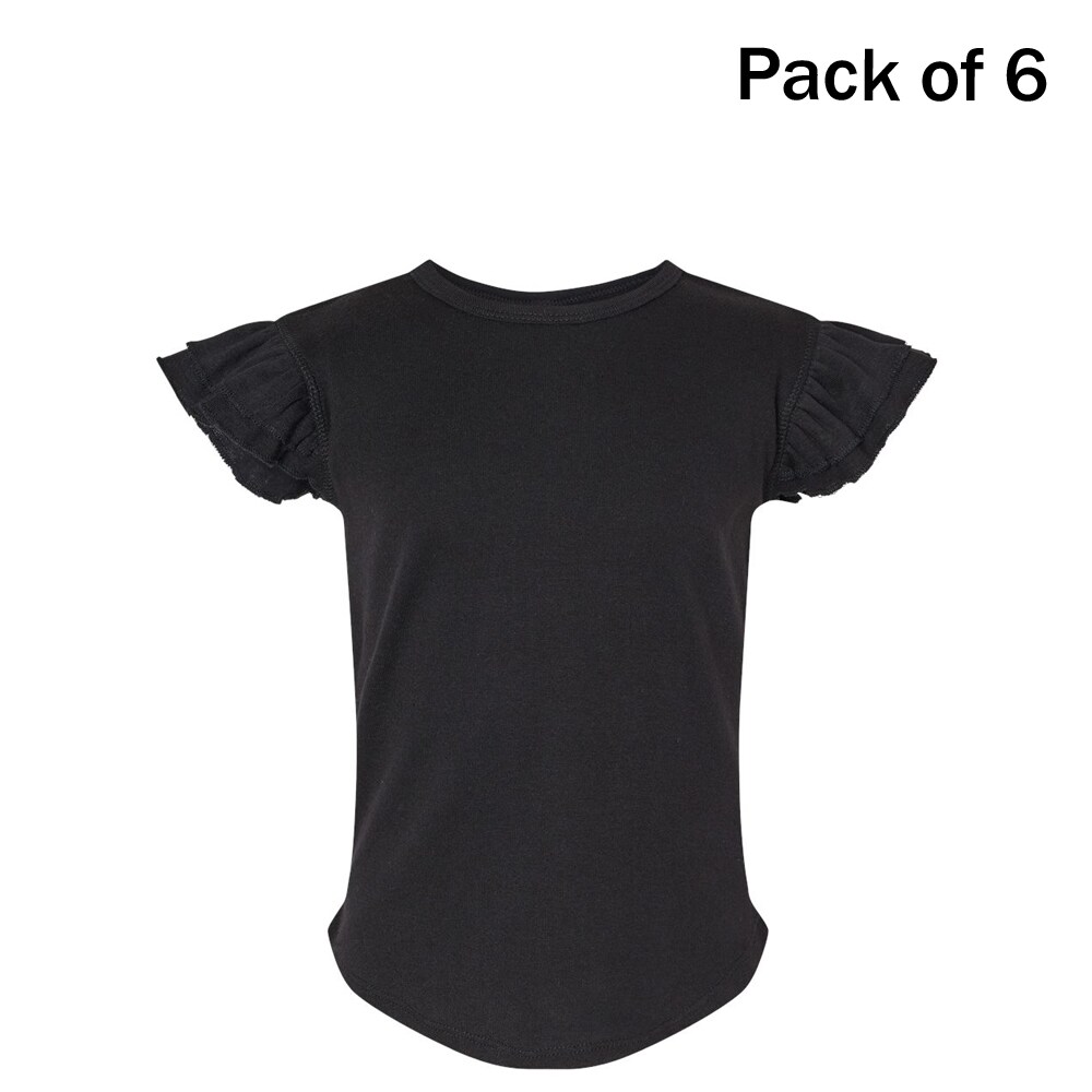 Rabbit Skins&#xAE; Toddler Flutter Sleeve Tee