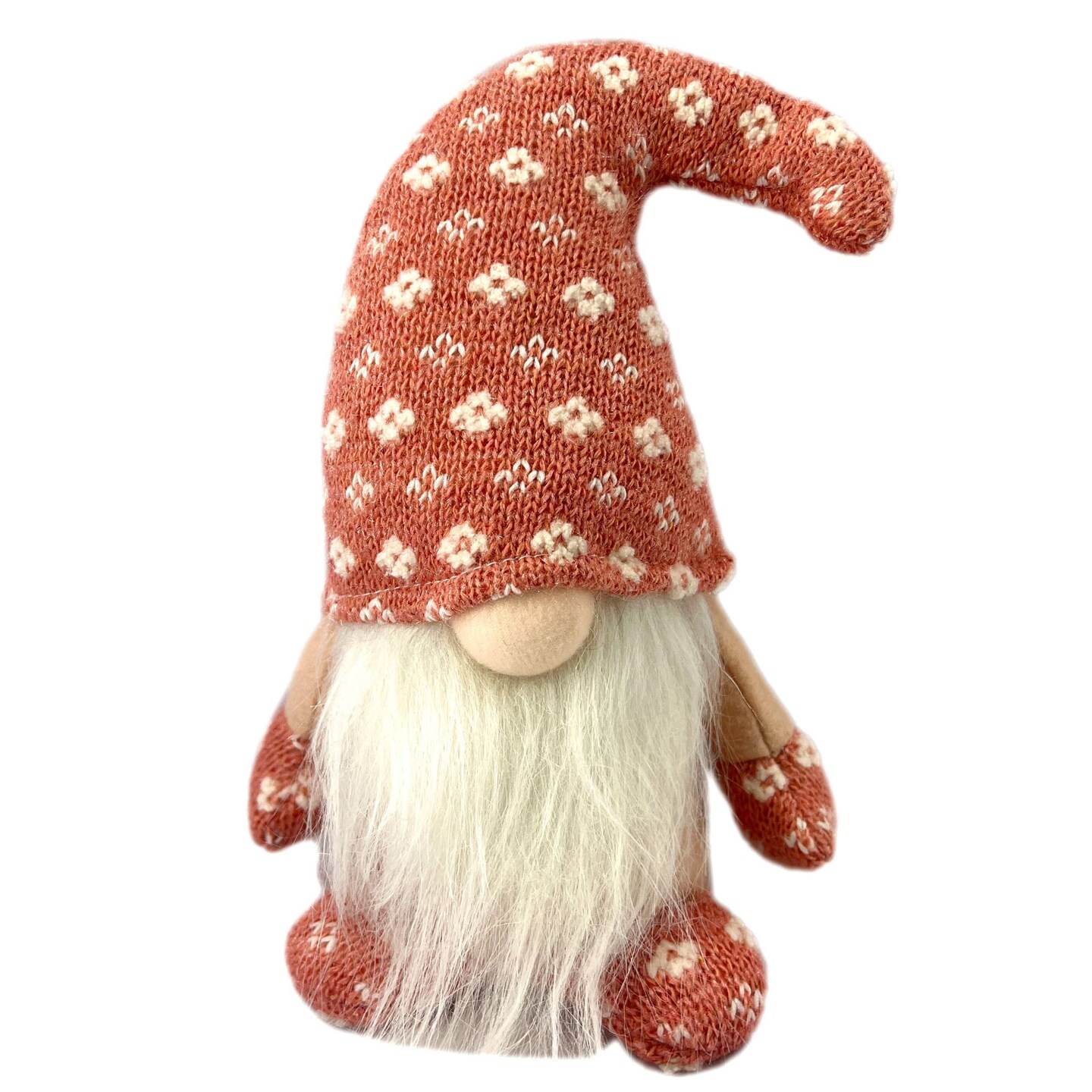 Galt International Bearded Gnome Christmas Tabletop Figurine - 8&#x22; - Red and White