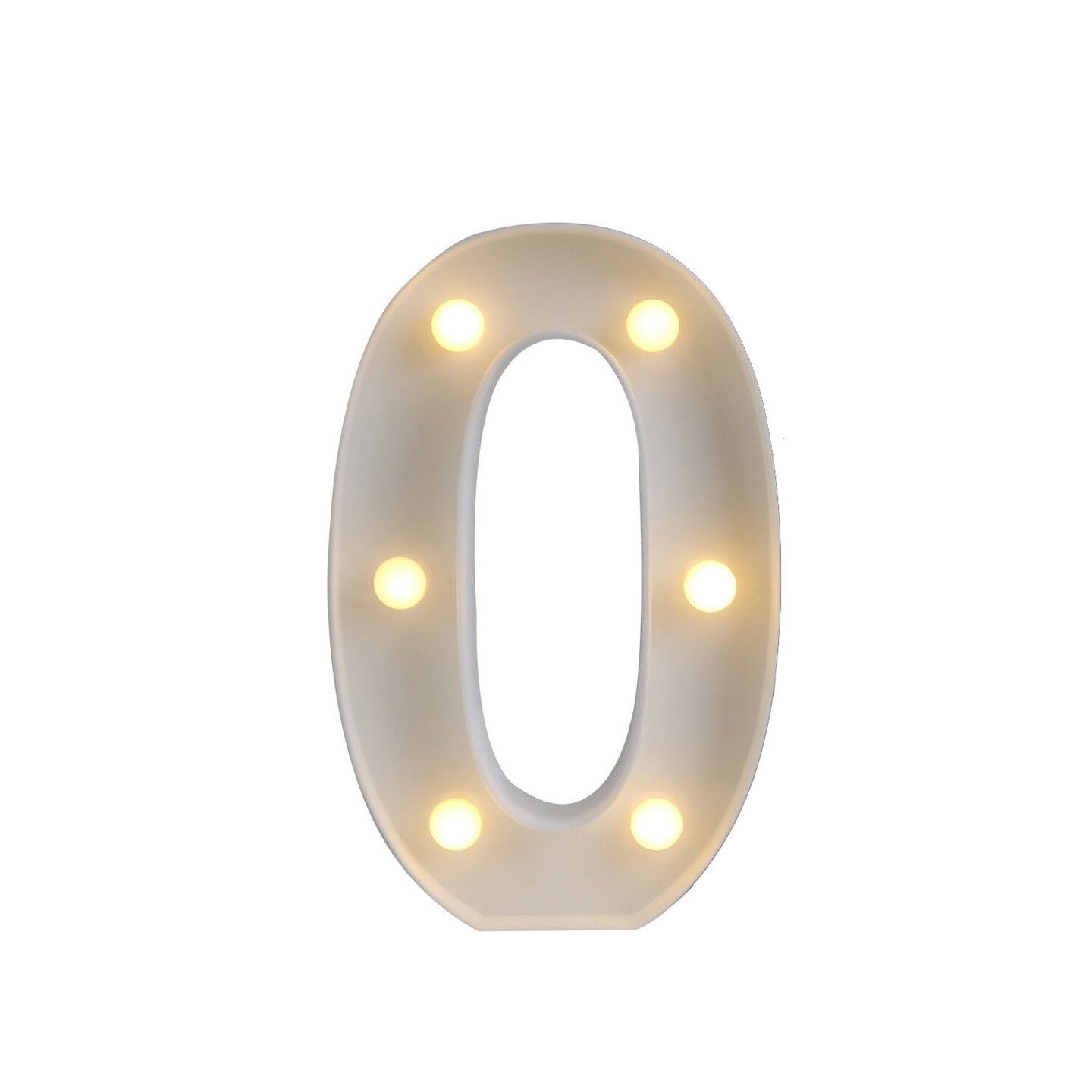 Kitcheniva Light Up Letter Number Symbol LED Stand Decoration