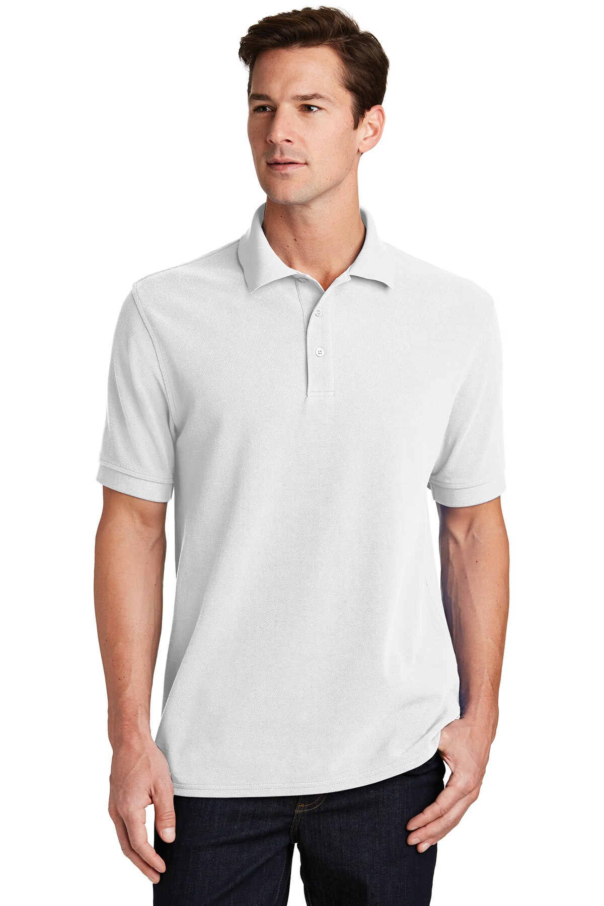 Collared Combed Ring Spun Pique Polo T-shirt | RADYAN&#xAE;