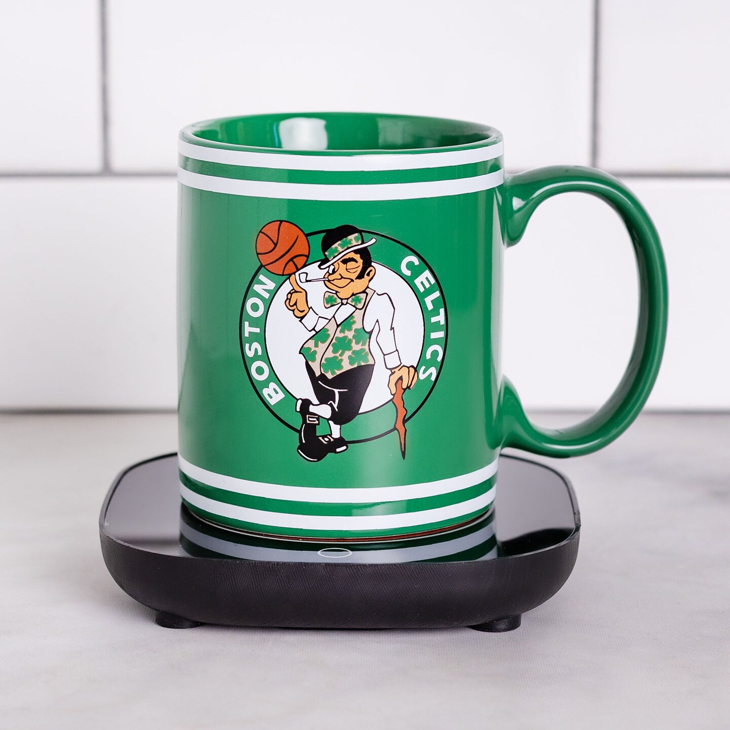 Uncanny Brands NBA Boston Celtics Logo Mug Warmer with Mug