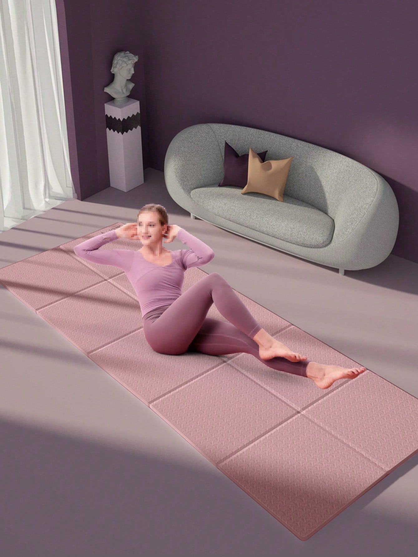 Folding Yoga Mat Kit