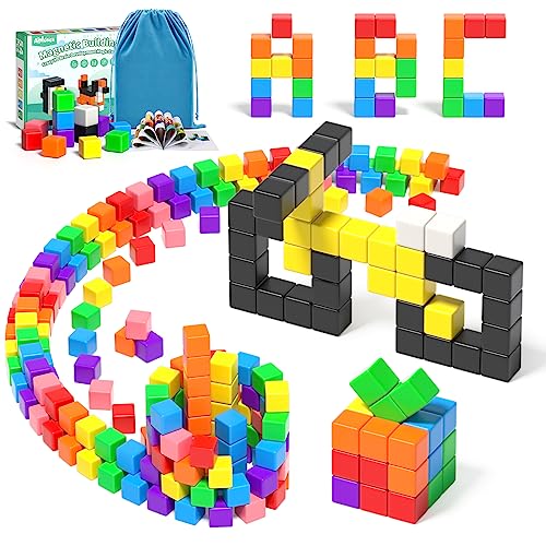 54 PCS Magnetic Blocks Magnetic Building Blocks for Toddlers 3 Montessori Toys Magnetic Cubes Preschool STEM Educational Sensory Magnet Toys for Kids Ages 3 5 Year Old Boys and Girls Michaels
