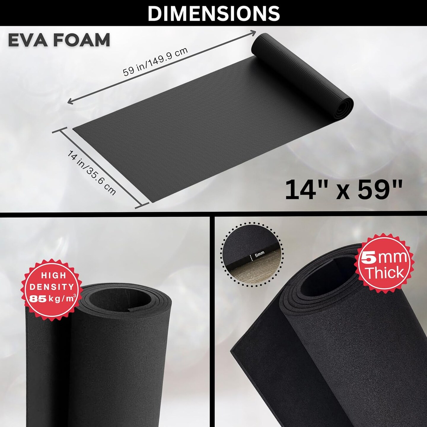 EVA Foam Roll and Contact Cement Adhesive - DAP Woodweld Cement Glue (3oz)  with Pixiss EVA Foam Roll 5mm x 35cm x 150cm - Versatile Contact Adhesive  with Cosplay EVA Foam for