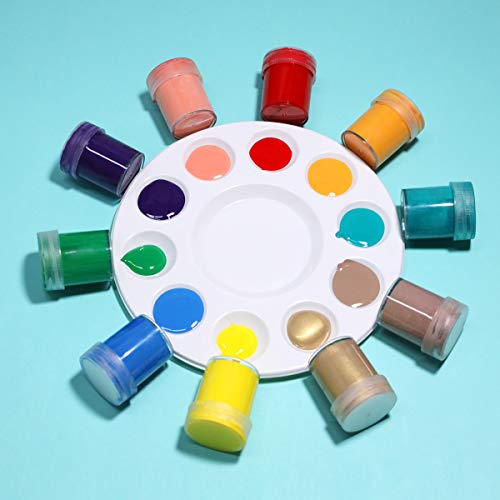 TBC The Best Crafts Halloween Acrylic Paint Jar, 24 Vivid Colors Model Paint Set, 0.5oz/15ml Each, Rich Pigment, Glides Smoothly