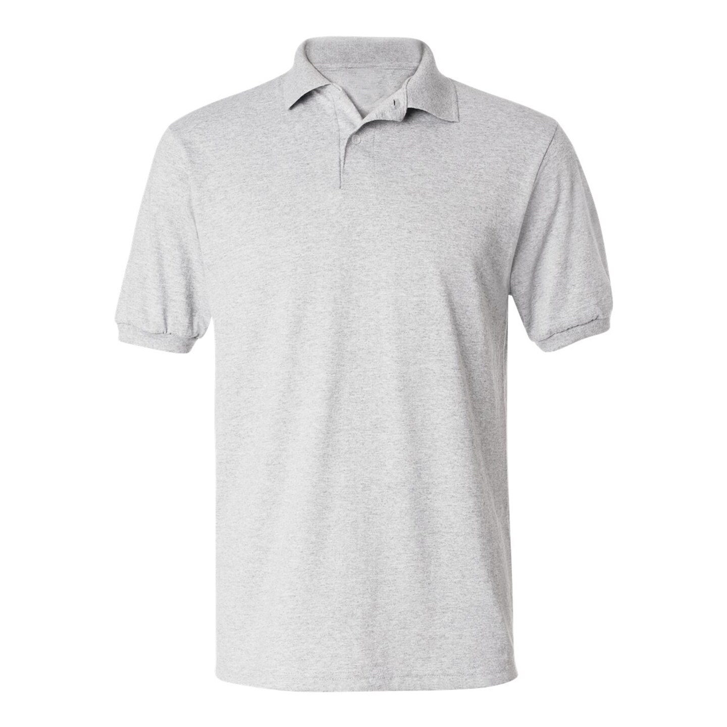 Hanes Men's EcoSmart Jersey Polo Shirt Cotton Polyester Blend Classic Fit Casual Workwear