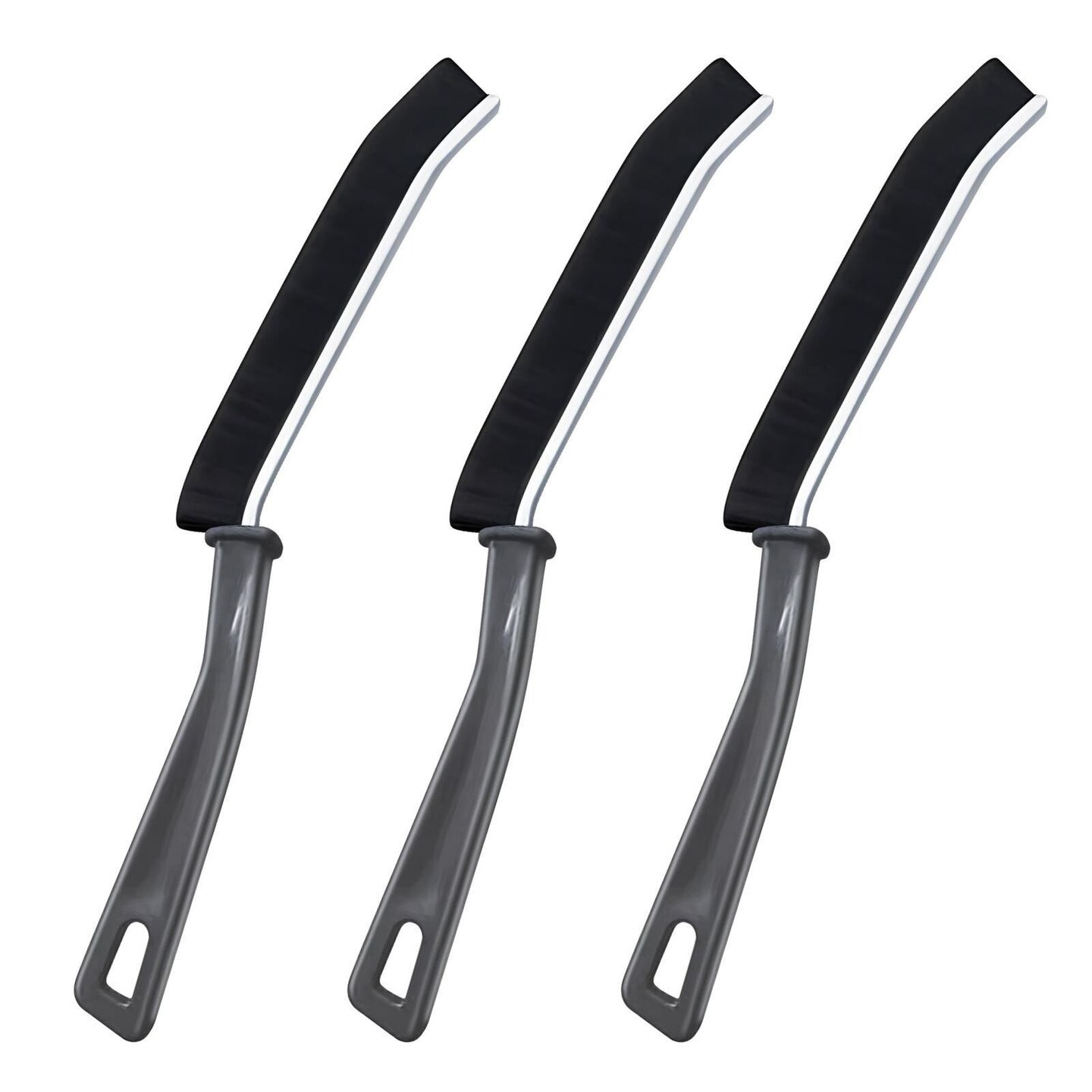 Window Groove Cleaning Brush, Hand-held Crevice Cleaner Tools, 3pcs 