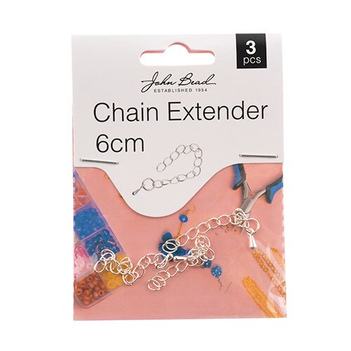 6cm Chain Extender Caps by John Bead