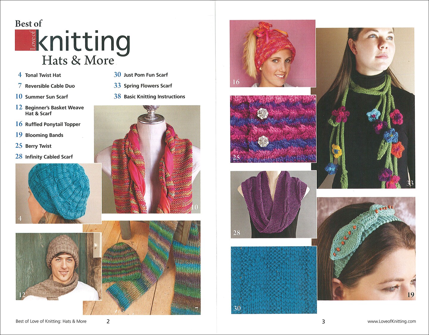 Leisure Arts Hats and More Knitting Book