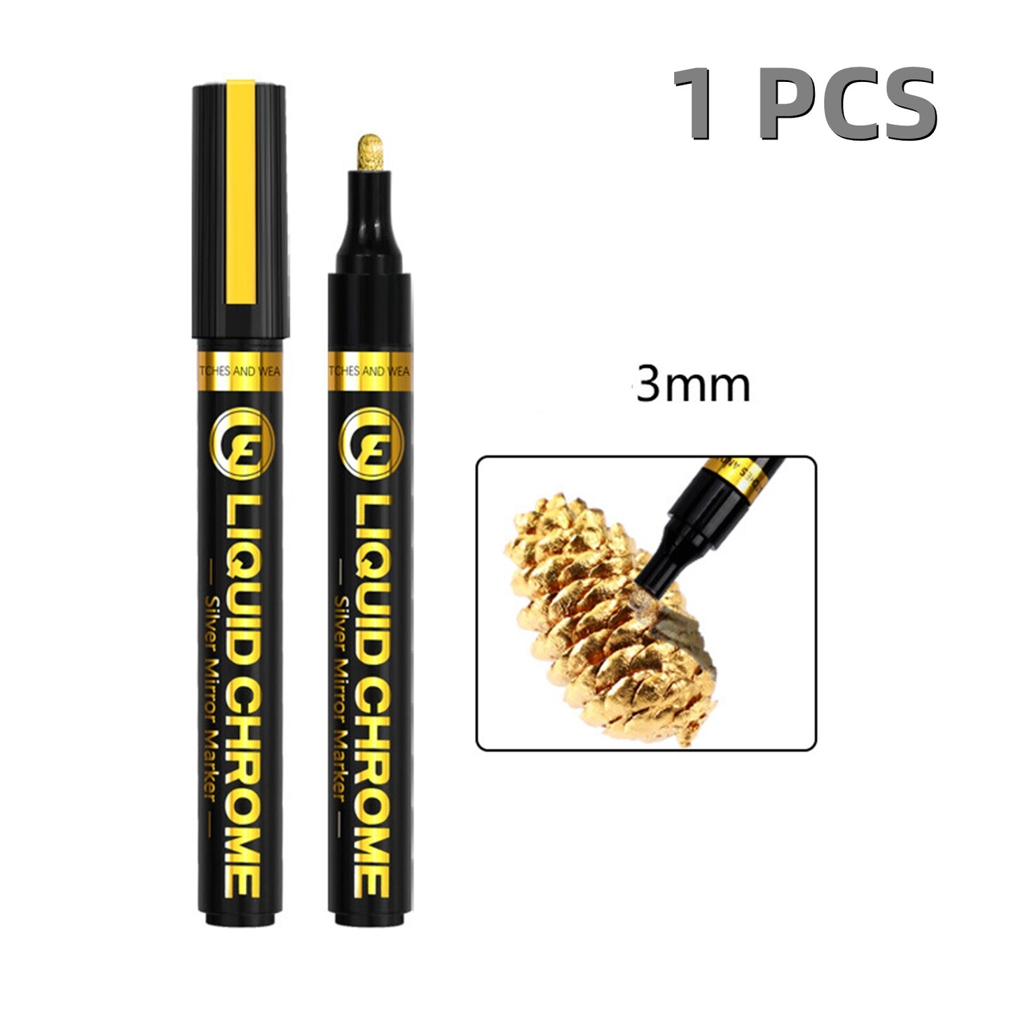 Art Liquid Mirror Chrome Highlight Marker Pen - DIY Multifunctional Tool