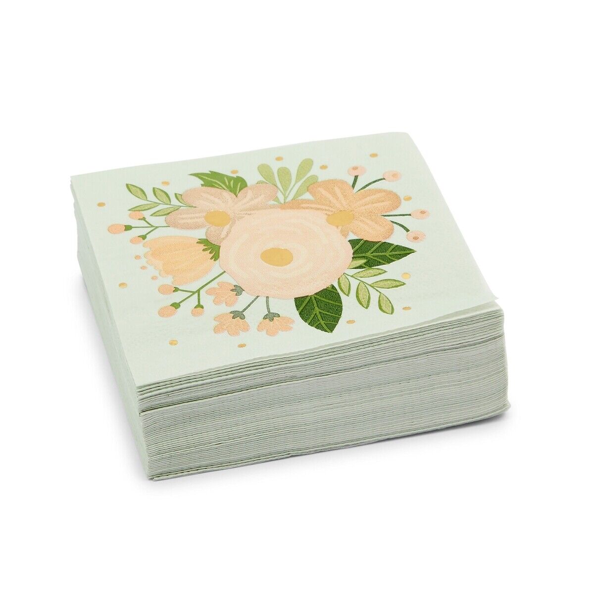 Durable Floral Paper Napkins with 2 Sizes