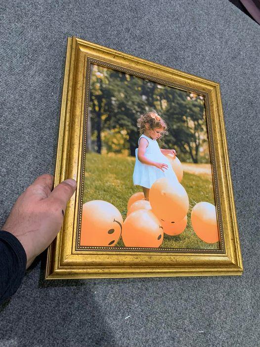 Gold Ornate 22x34 Picture Frame Vintage 22x34 Frame 22 x 34 Poster Frame 22 x 34