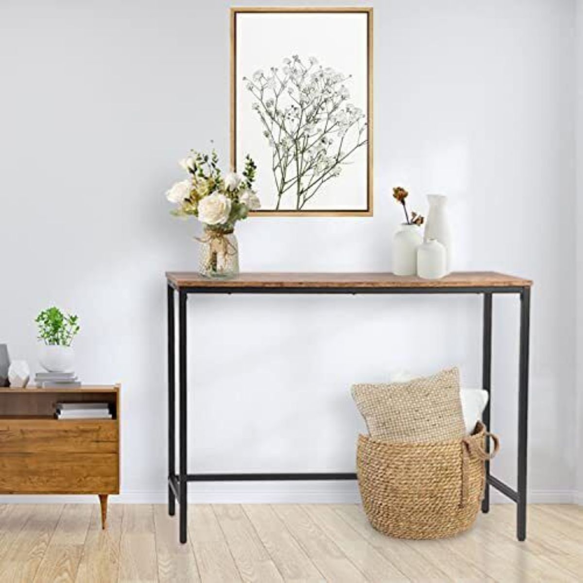 39.4 Inches Hallway Entrance Table Sofa