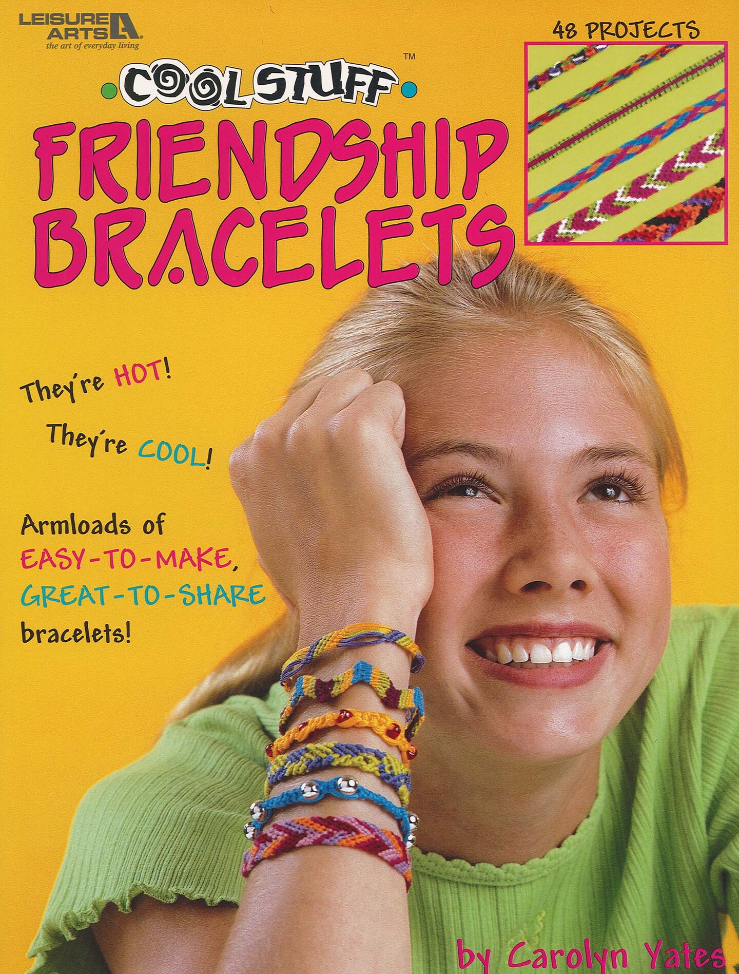 Leisure Arts Cool Stuff Friendship Bracelets Crafting Book