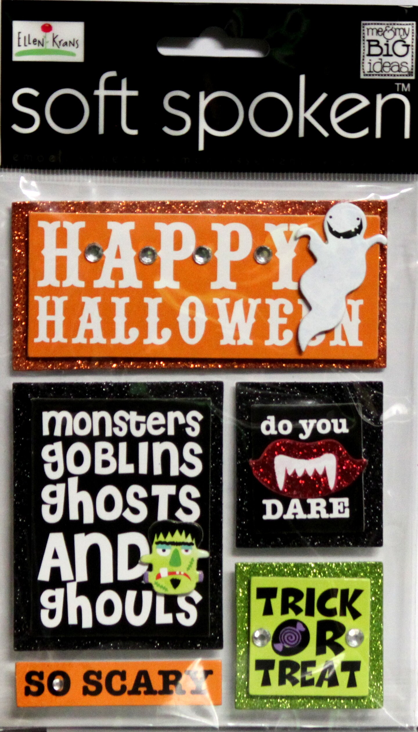 Me &#x26; My Big Ideas Soft Spoken Happy Halloween #2 Dimensional Stickers