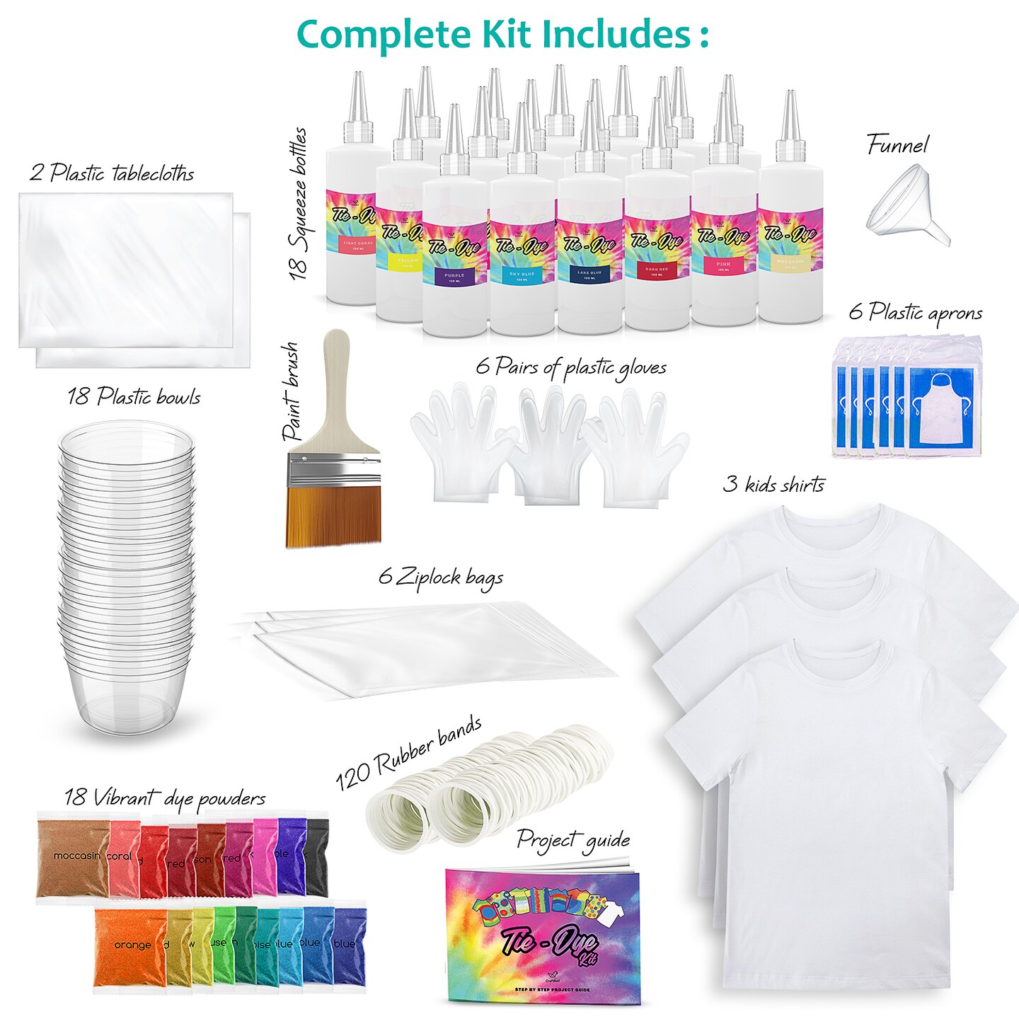 CraftBud DIY Tie Dye Kit