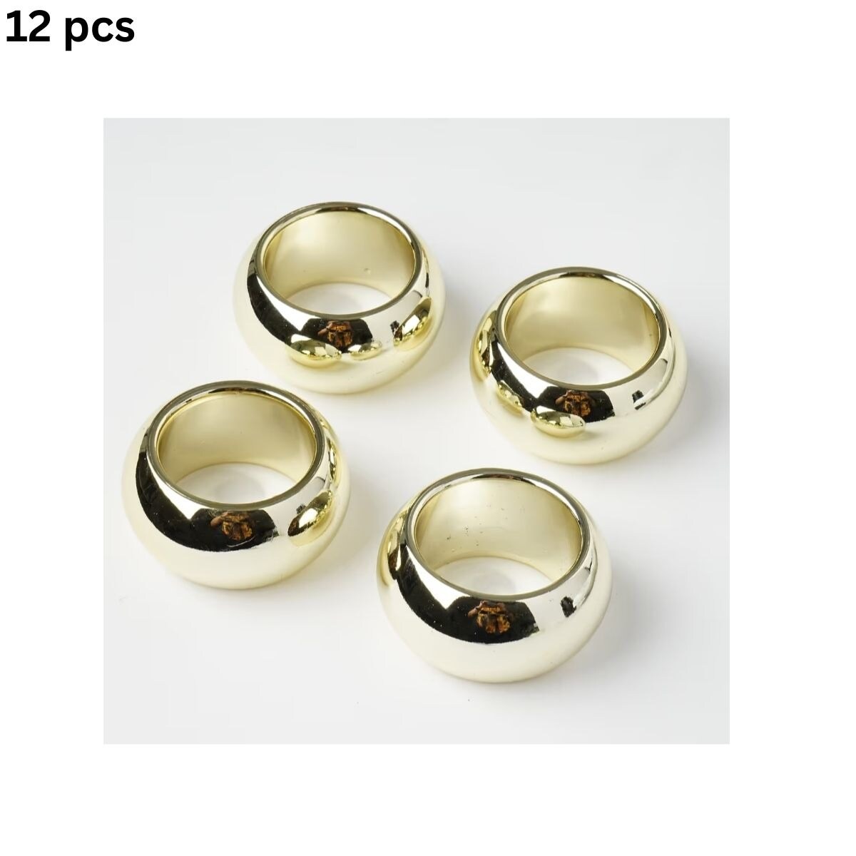 Acrylic Catering Decor Napkin Rings 12 pcs Michaels