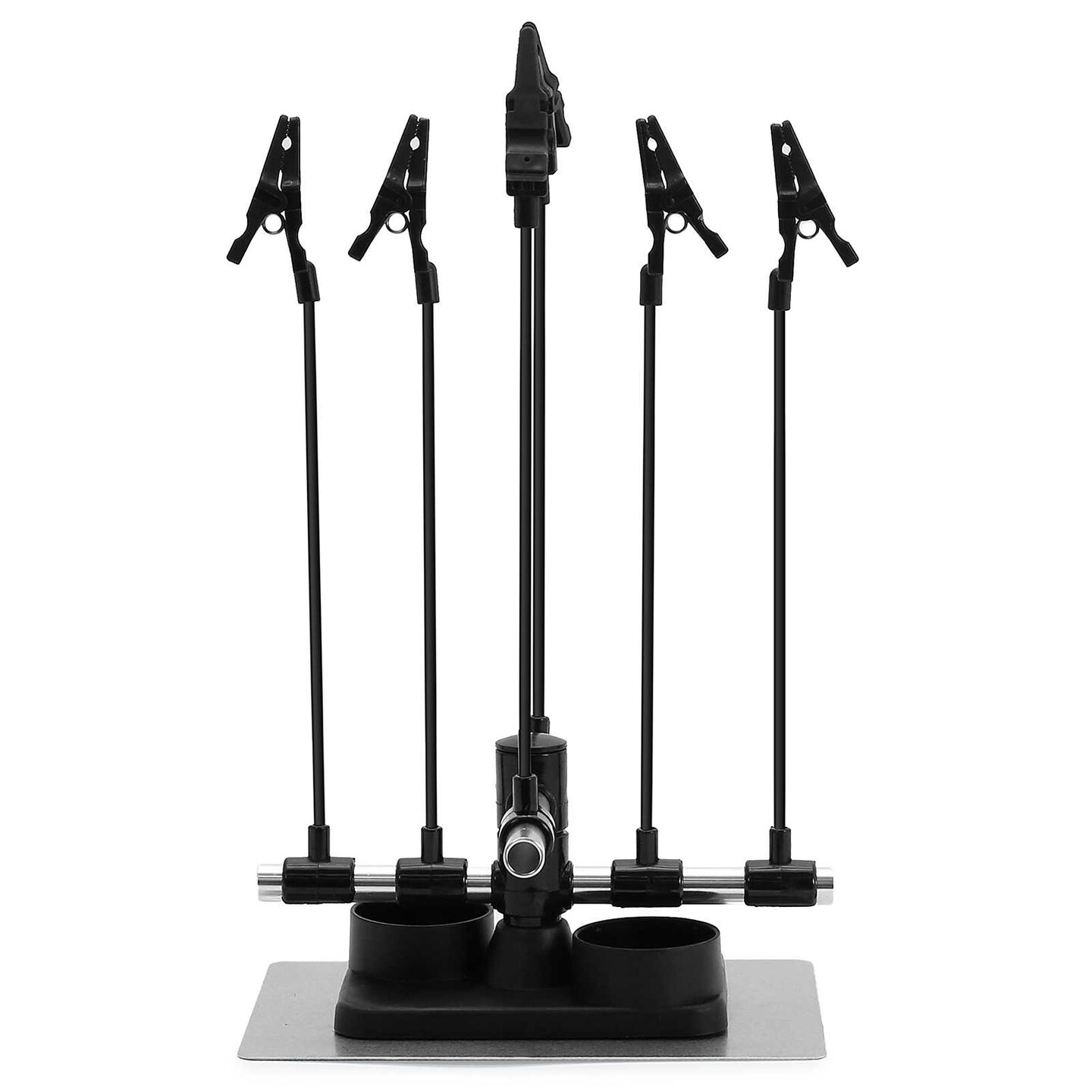 PointZero Airbrush Hobby Model Part Holder - Six Alligator Clip Stand