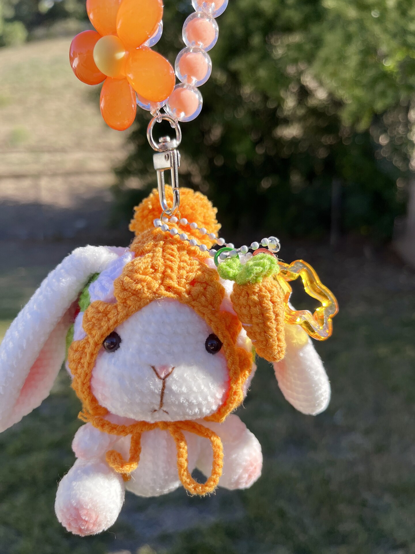 Mojina Crafts Crochet Keychain/Bag Charm 3 in 1 Combo 3 : Amazon.in: Toys &  Games