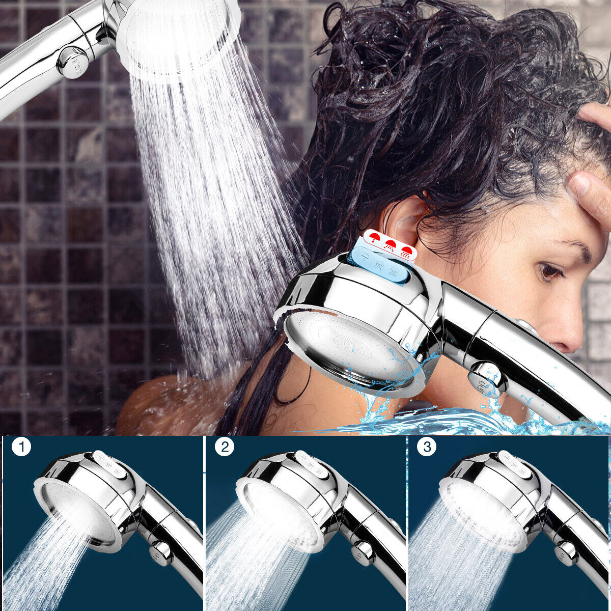 High Quality Shower Head with 3 Mode