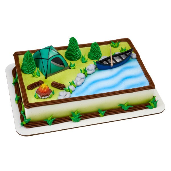 Fireside Camp DecoSet&#xAE; Cake Decoration