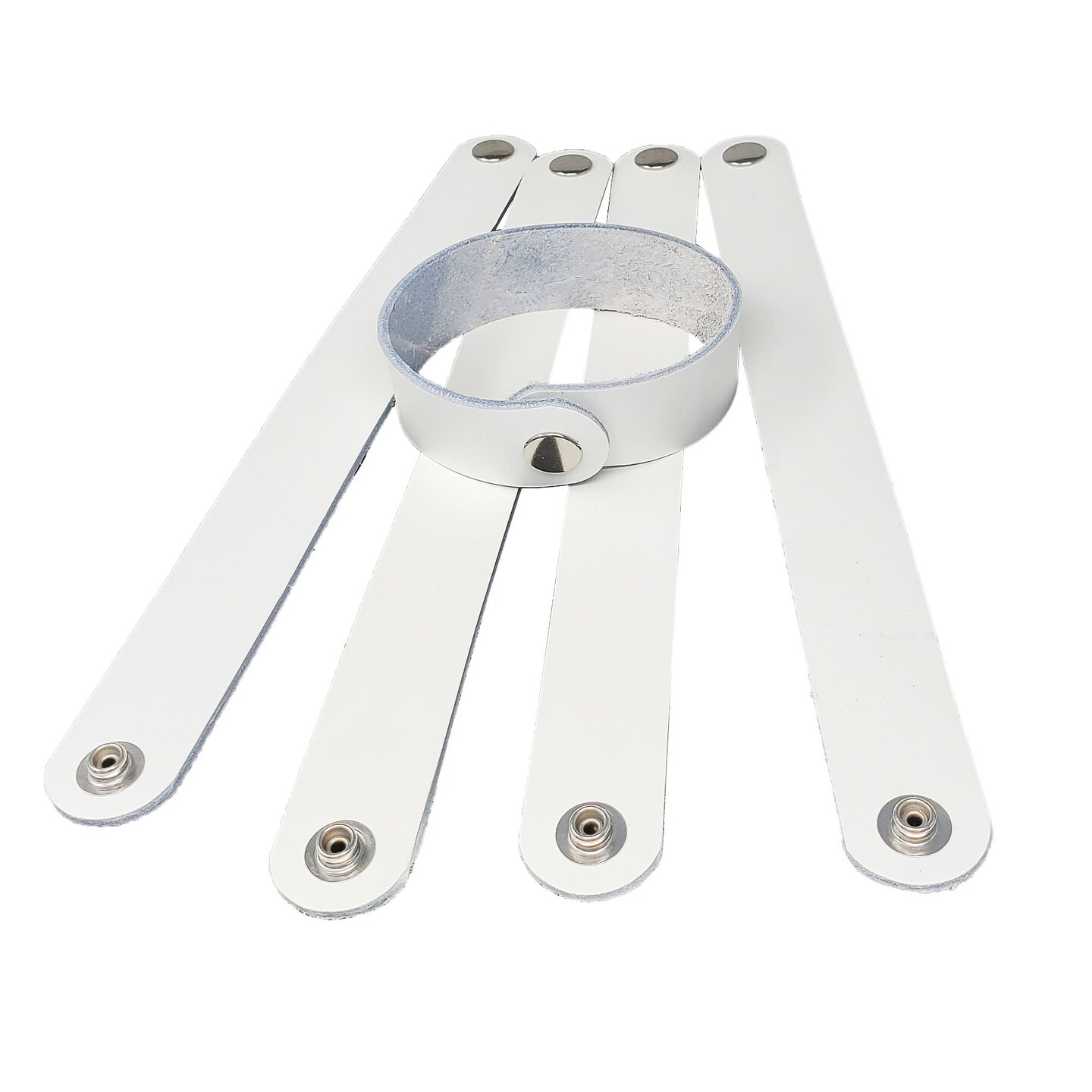 1" Latigo Leather Bracelets – DIY Hot Stamping & Engraving Blanks 6 Packs