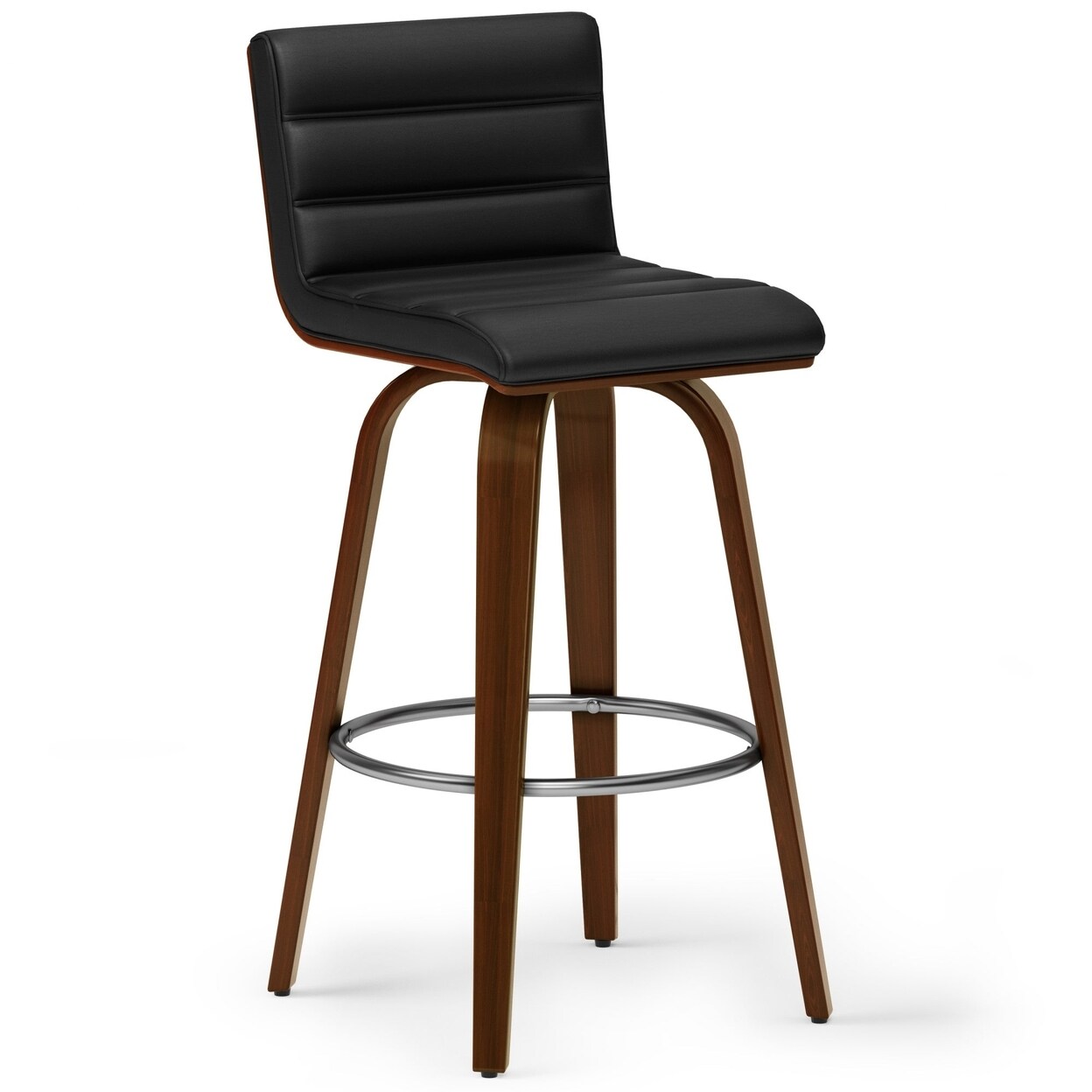 Simpli Home Roland Swivel Bar Stool
