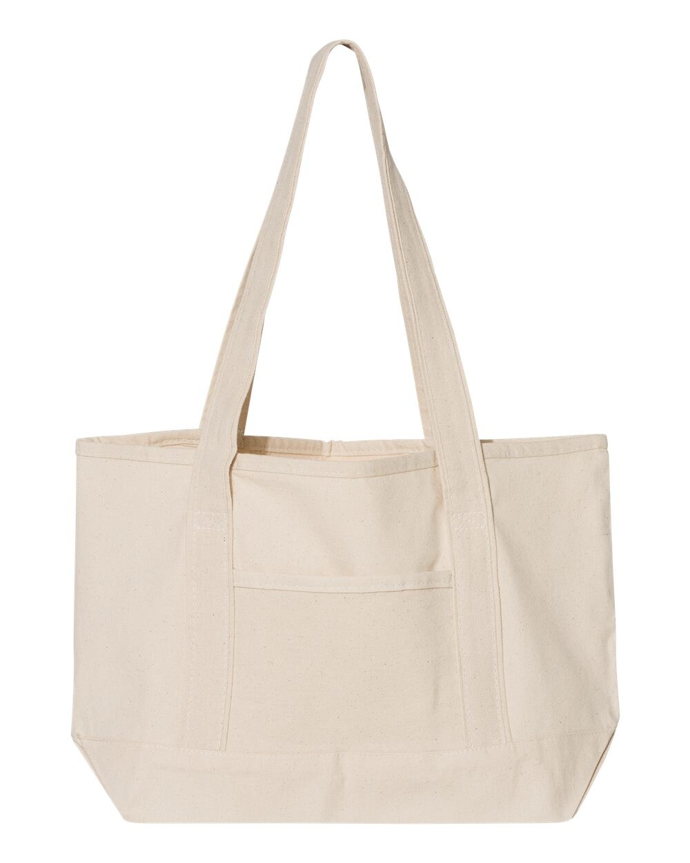 Q-Tees® - 20L Small Deluxe Tote - Q12580 | 100% heavy cotton canvas