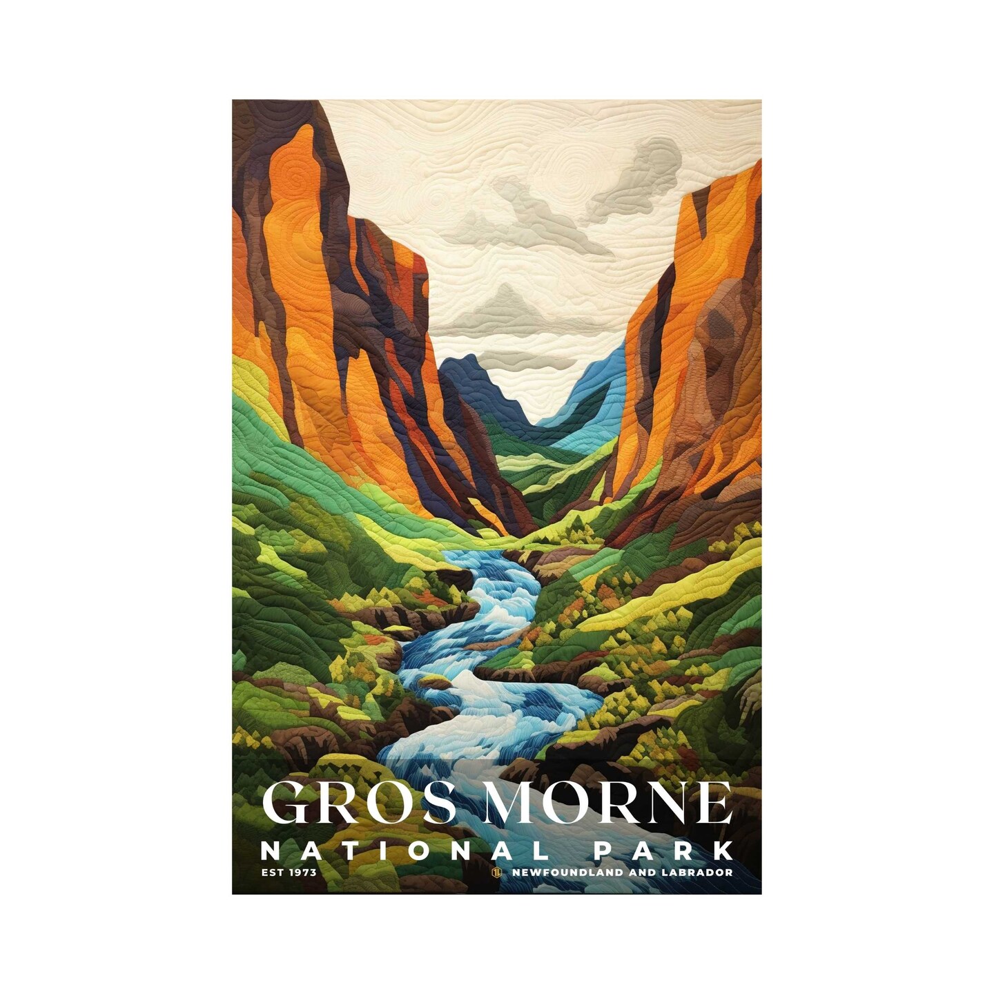 Gros Morne National Park Poster, Travel Print, Office Poster, Home ...