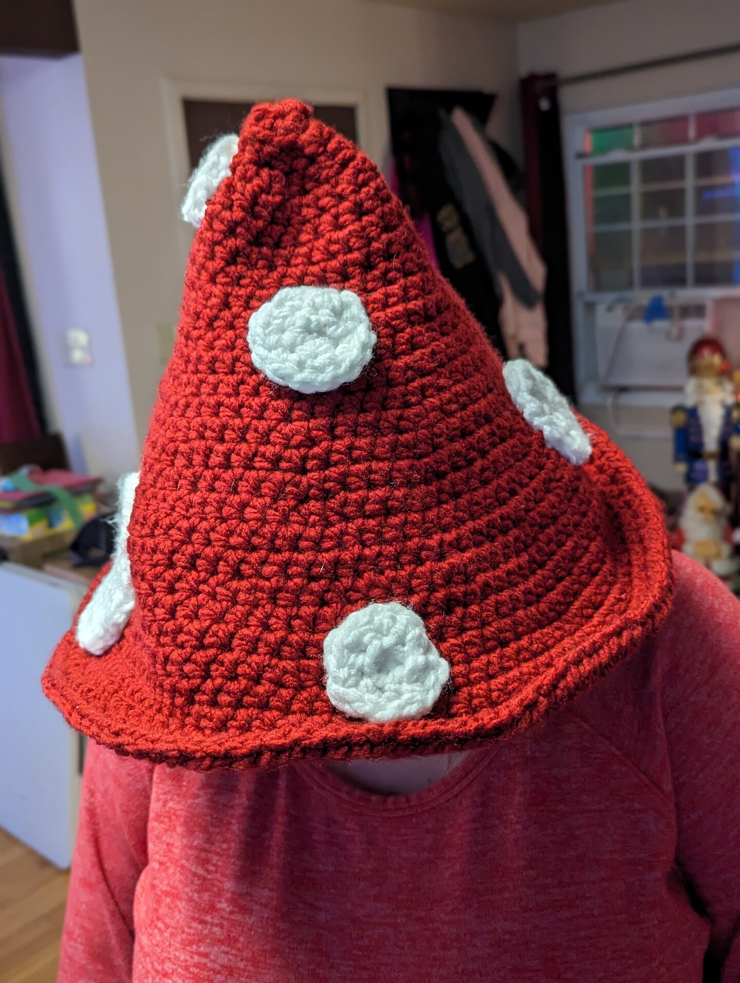 Crochet Mushroom Hat | MakerPlace by Michaels