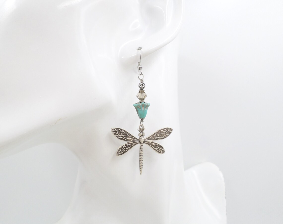 14k Yellow Gold Diamond Dragonfly Stud Earrings | Keir Fine Jewellery