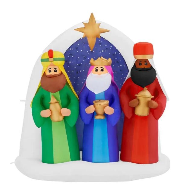 Gemmy deals Christmas Nativity Scene Inflatable