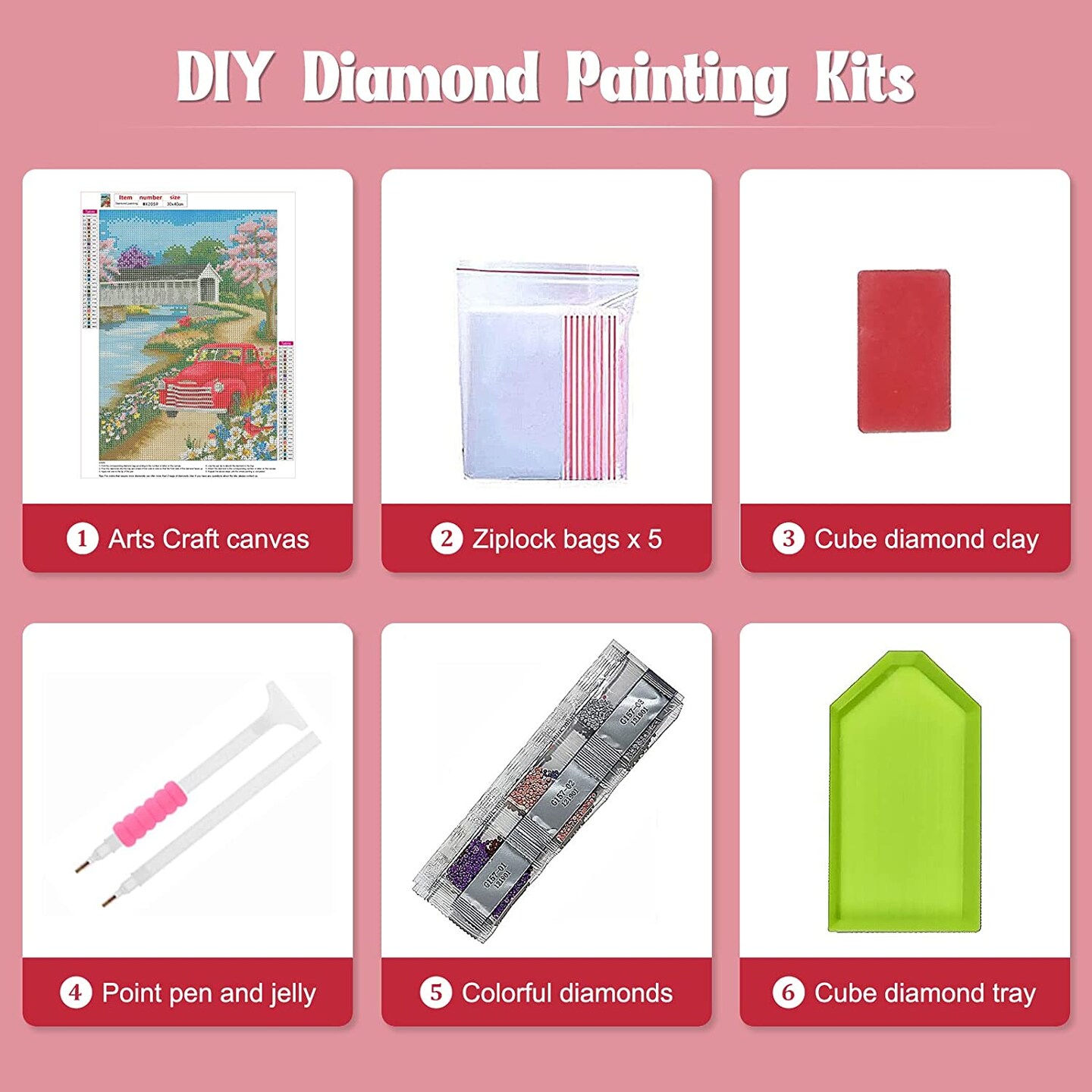 Valentine's Day Diamond Painting Kit (Full Drill) – Paint With Diamonds