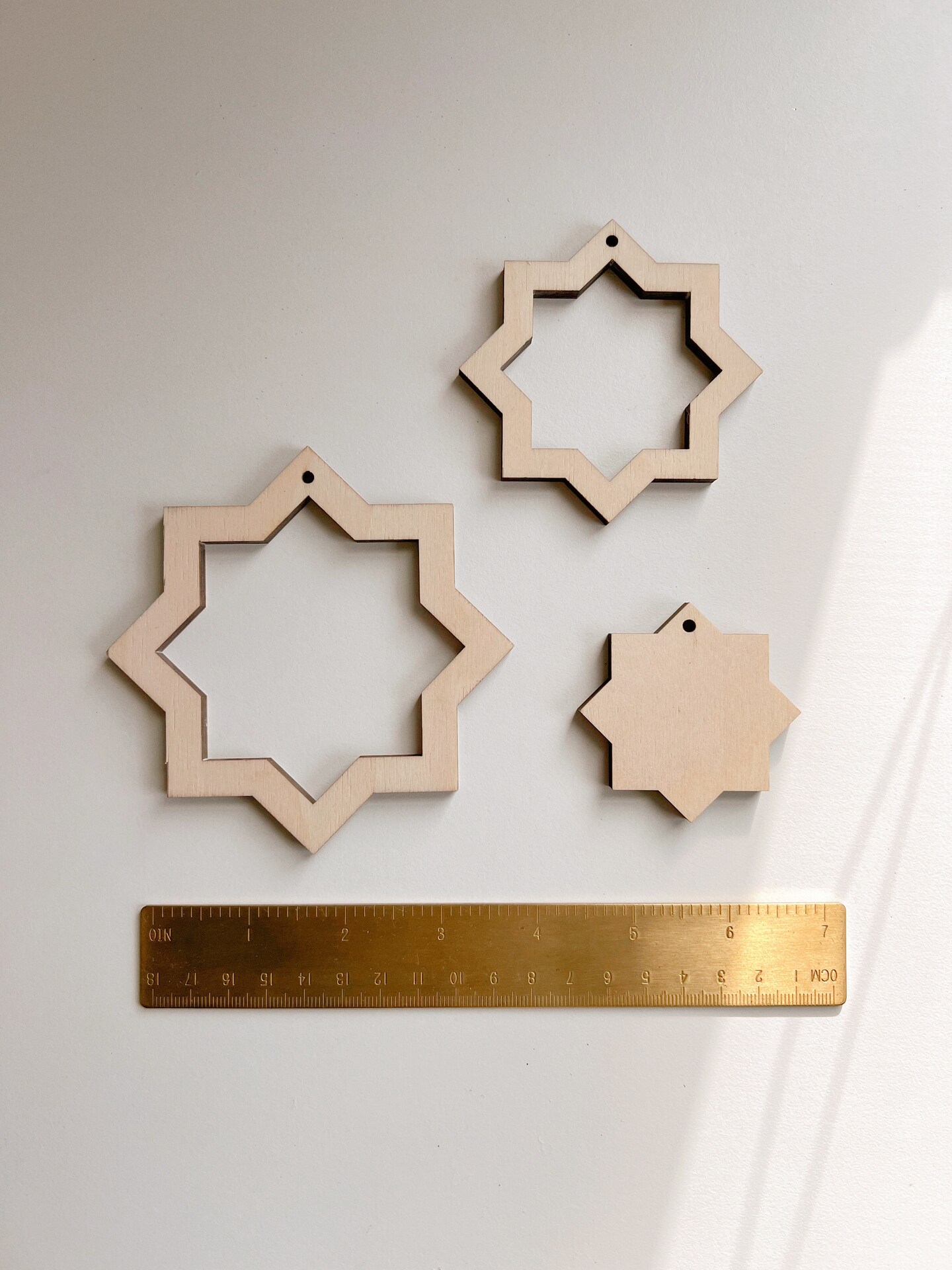 Wood Star Shapes for ornaments, mobiles, garlands MakerPlace by Michaels