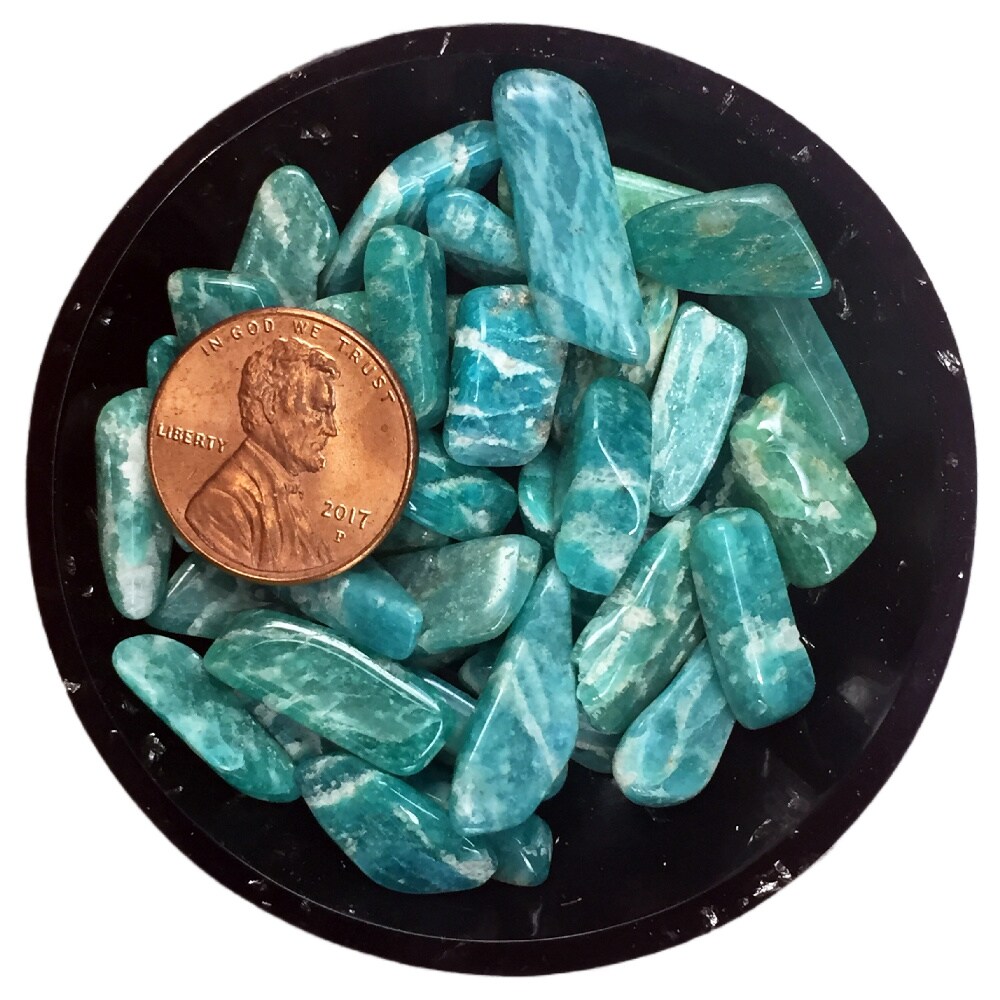 Amazonite (Russian) Crystal Chips &#x2013; Size XS