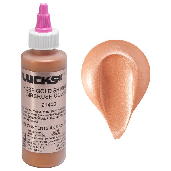 Rose Gold Shimmer Premium Airbrush Color