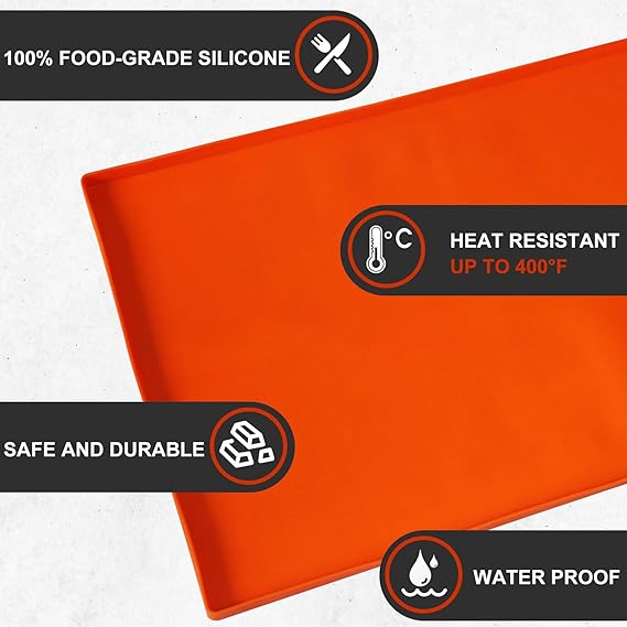 SJSJsuit Heavy Duty Silicone Griddle Cover Mat for Blackstone-36 inch