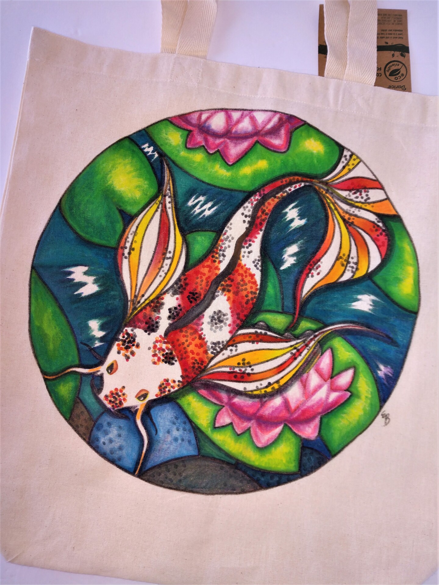 Feng Shui Koi Fish Weekender Tote Bag by Michael Creese - Michael Creese -  Artist Website