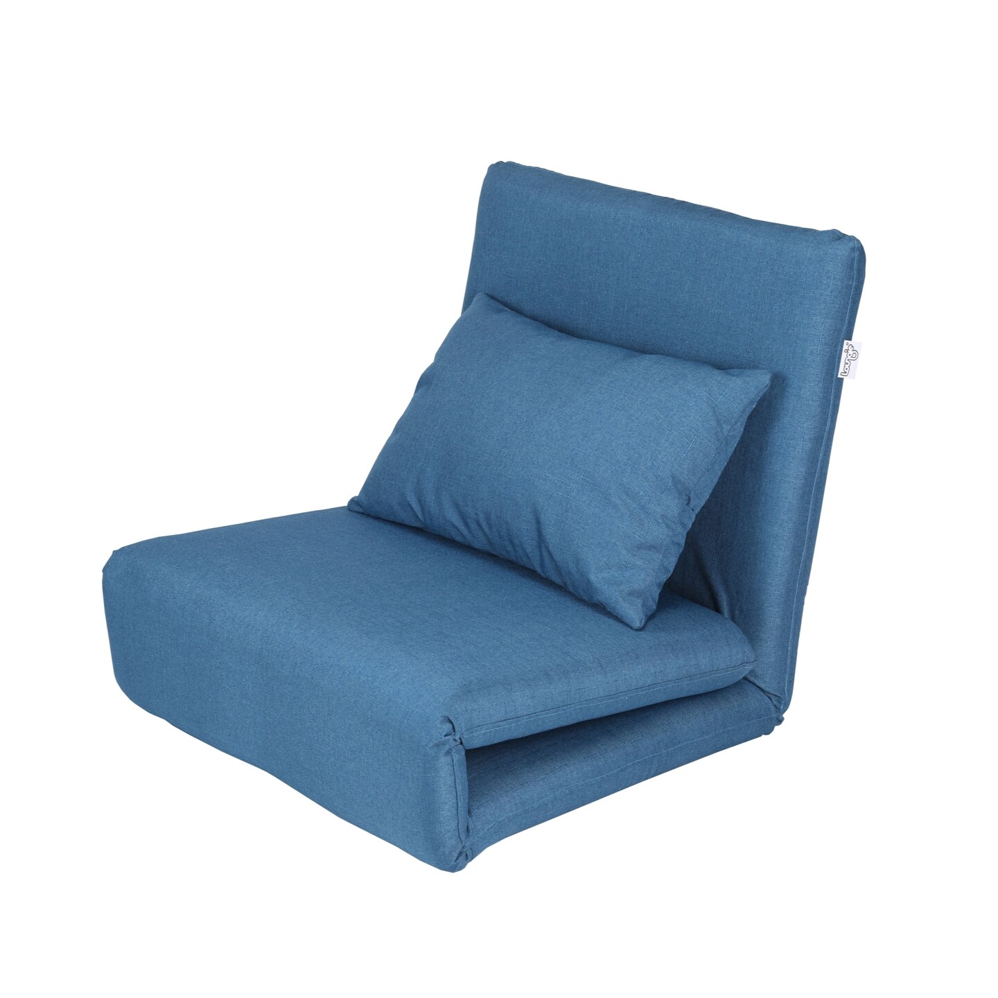 Relaxie Linen Convertible Flip Floor Chair Sleeper