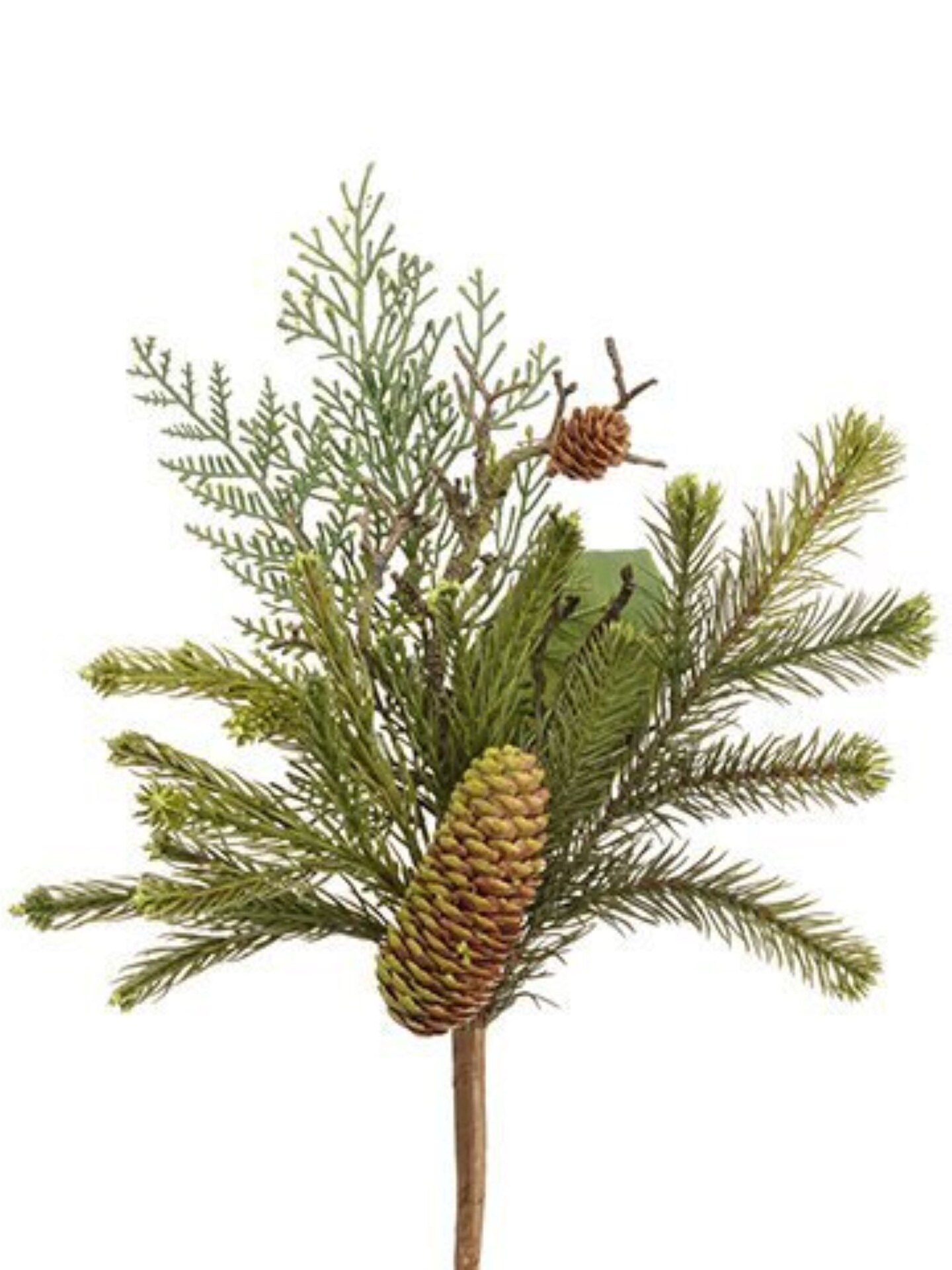 Allstate Magnolia Leaf and Pine Cone Artificial Spray 14&#x22;