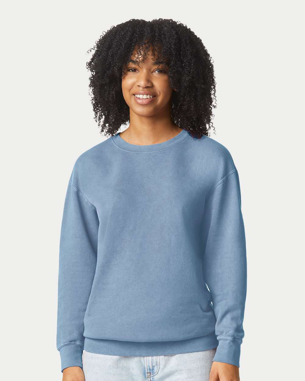 Comfort Colors® Garment Dyed Lightweight Fleece Crewneck Sweatshirt