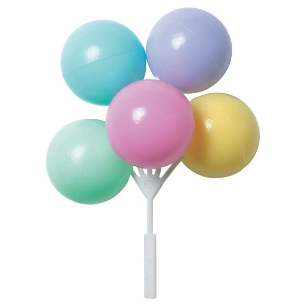 Pastel Balloon Cluster DecoPics&#xAE; Cupcake Decoration, 12ct