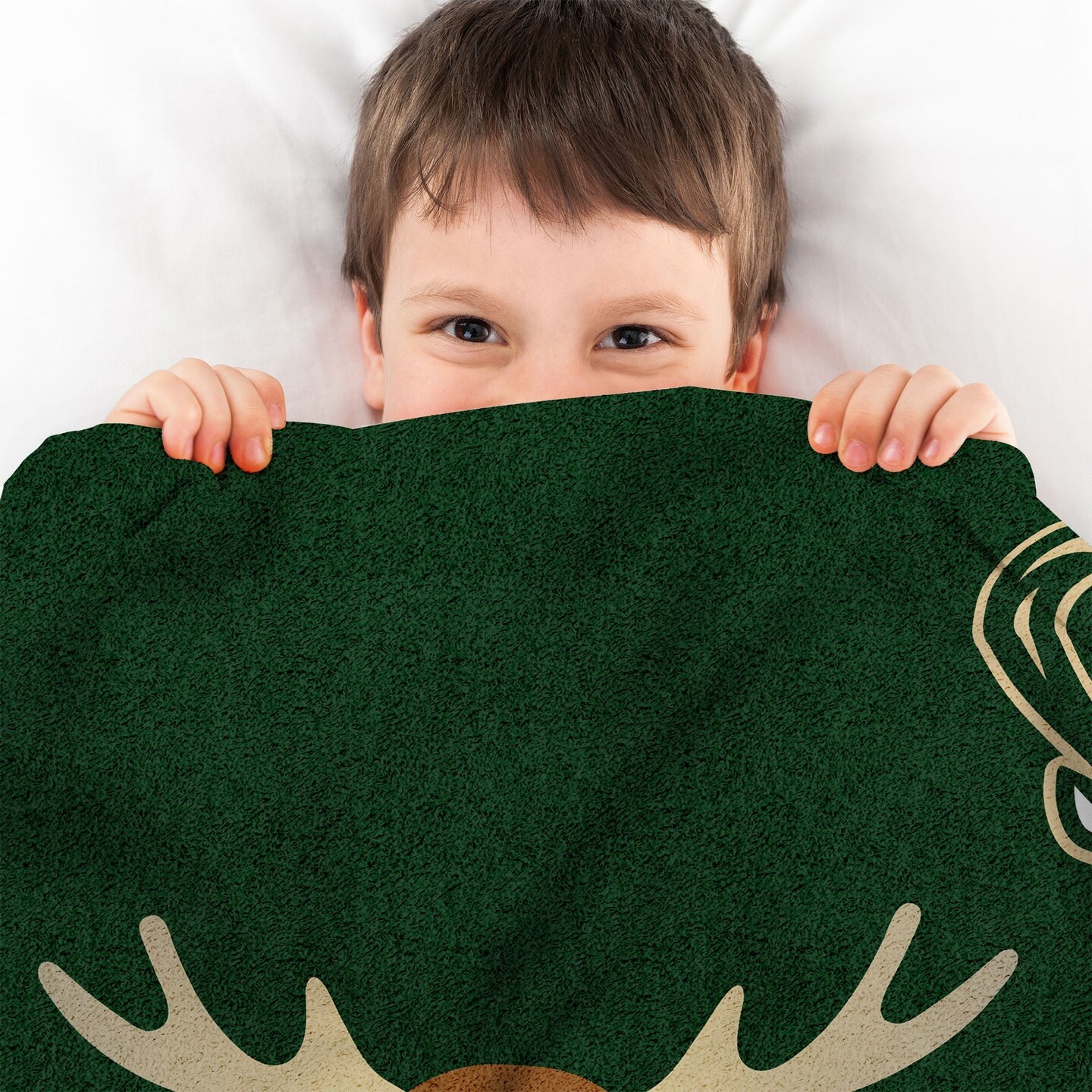 Sleep Squad Milwaukee Bucks Bango Mascot 60” x 80” Raschel Plush Basketball Blanket