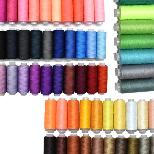 24 Colour Spool Sewing Thread Assortment Coil All Purpose