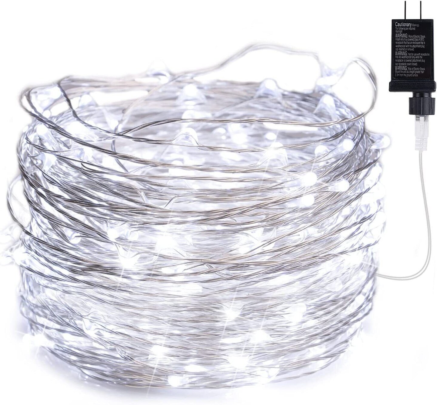 100 LED Fairy Lights Plug in String Light Outdoor