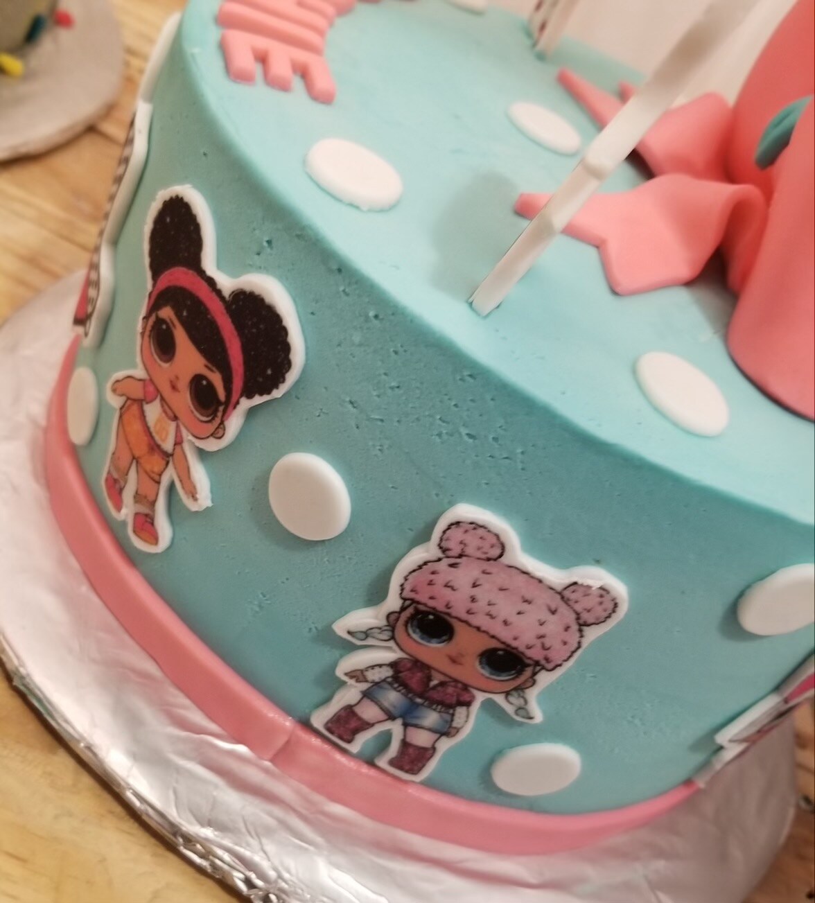 Custom Edible Image with Fondant Back