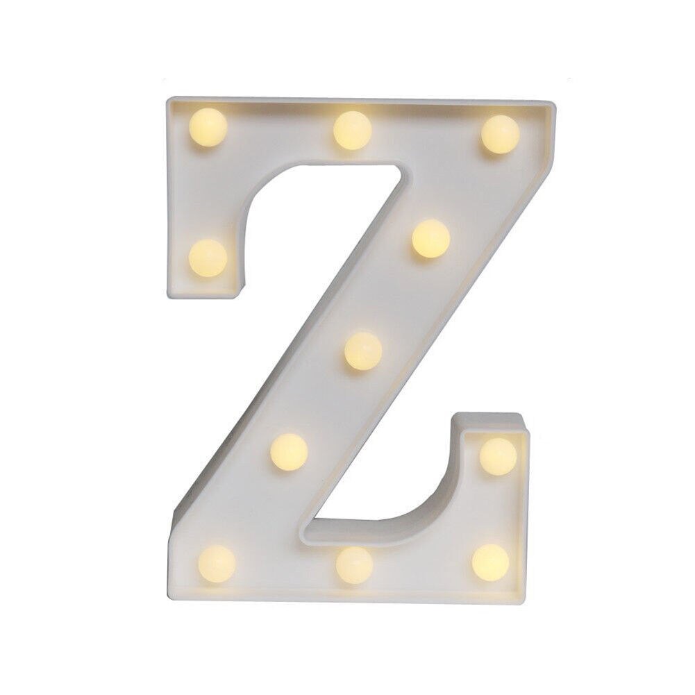 Kitcheniva Light Up Letter Number Symbol LED Stand Decoration