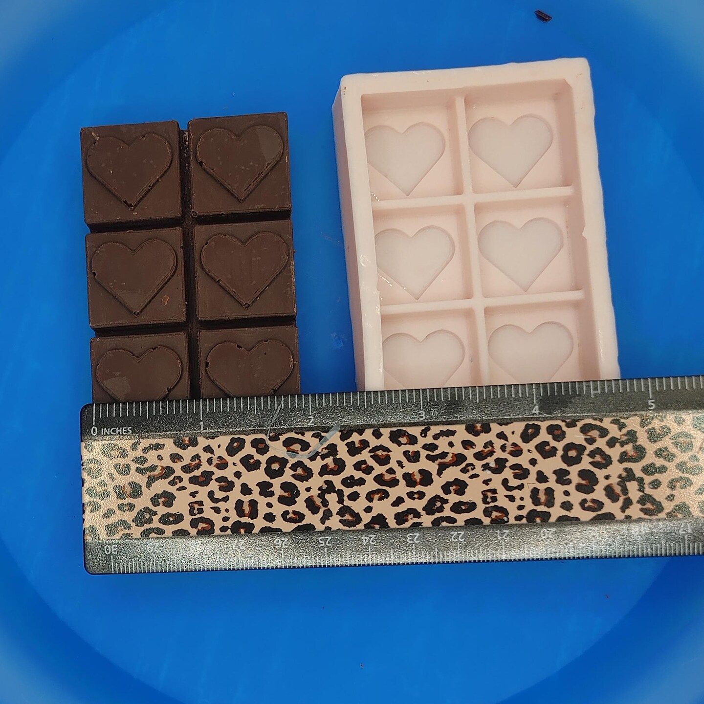 Heart Shaped Chocolate Bar Molds Silicone 